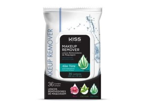 LENÇOS REMOVEDOR DE MAQUIAGEM KISS NEW YORK ALOE VERA 36UNDS