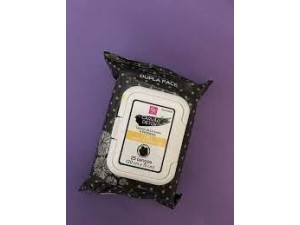 LENÇOS LIMPEZA 2EM1 ESFOLIANTE KISS NEW YORK CARVÃO DETOX 25UNDS