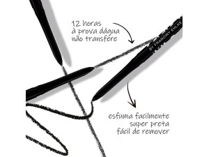 LAPISEIRA PARA OLHOS FRAN BY FRANCINY EHLKE PULLPENCIL PRETO 0,35G