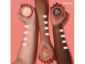 PÓ COMPACTO ULTRAFINO DAILUS D.7 MÉDIO 10G