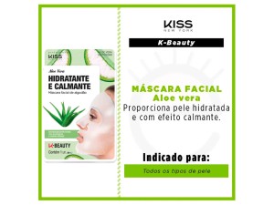 MASCARA FACIAL KISS NEW YORK HIDRATANTE CALMANTE 1UND