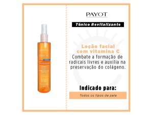 TÔNICO REVITALIZANTE PAYOT VITAMINA C 220ML