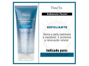 SABONETE FACIAL ESFOLIANTE TRACTA 100ML