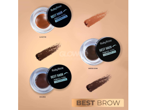 BEST BROW POMADA PARA SOBRANCELHA RUBY ROSE LIGHT 3,3G